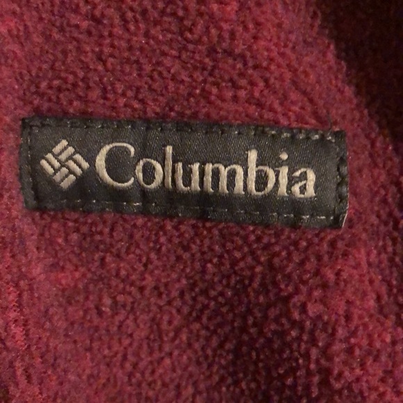 Columbia Raspberry Sweater Fleece Zip Front Jacket - Picture 3 of 8
